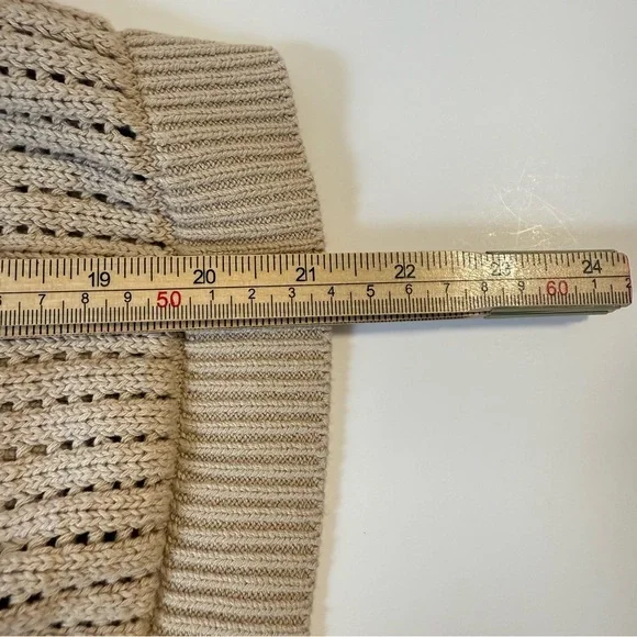 GAP Crochet Cardigan 100% Cotton Size L - Picture 5 of 9